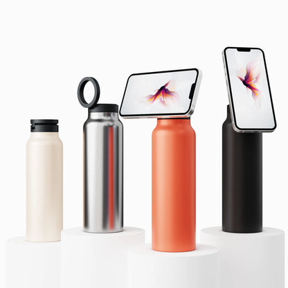 AquaStand® Water Bottle + Free Magnetic Sticker Ring